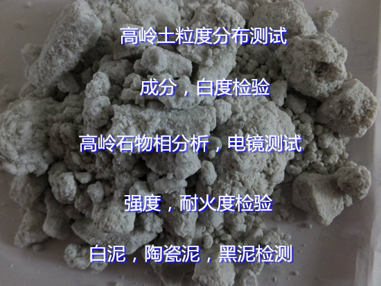 泉州市高嶺石成分含量檢測 高嶺土粒度分布測試中心