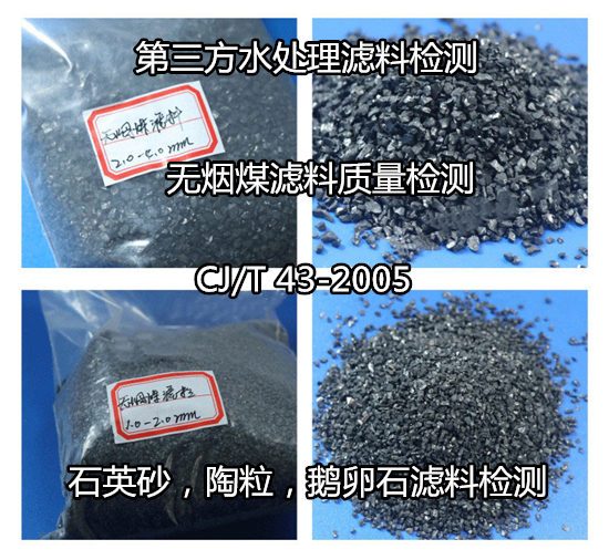 玉林市無煙煤濾料分析 水處理濾料檢測第三方機構