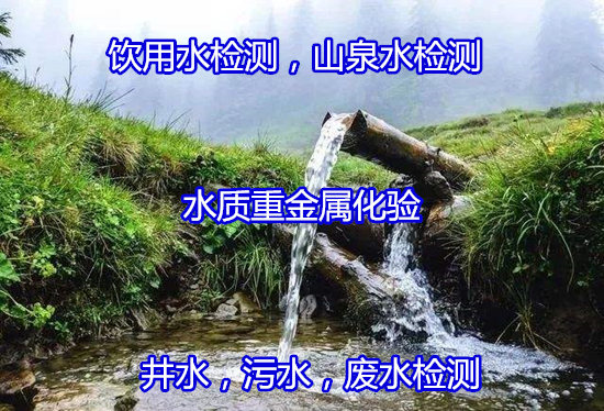 廣州白云水質(zhì)檢測(cè)中心 地下井水重金屬化驗(yàn)