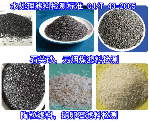 佛山順德第三方濾料檢測 石英砂濾料硅含量檢測單位